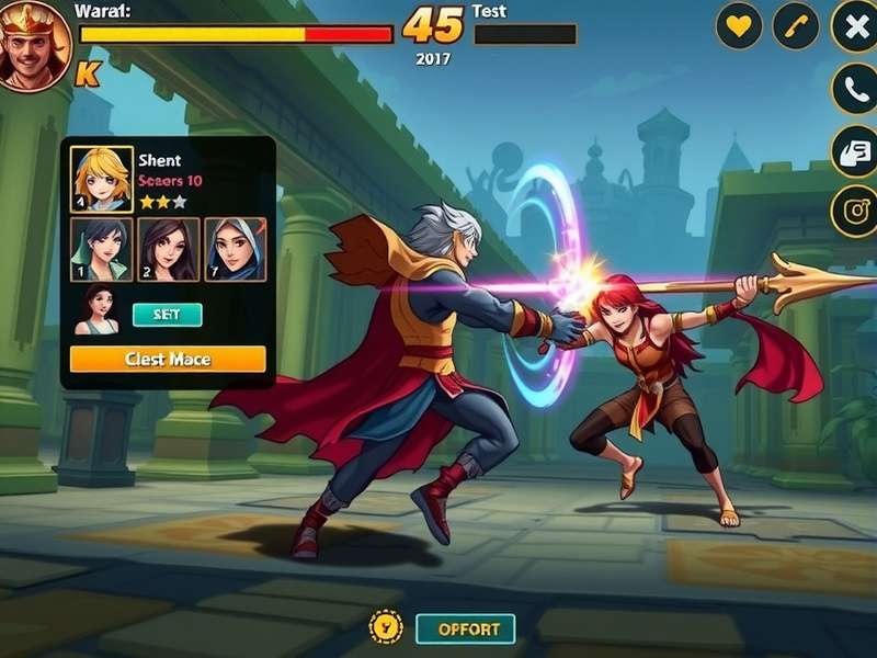 Vanguard Mystic Hero combat system demonstration